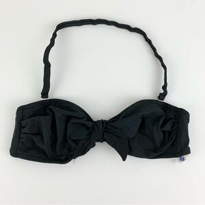 Vintage 60s Union Made Roxanne Bikini Top Halter Black